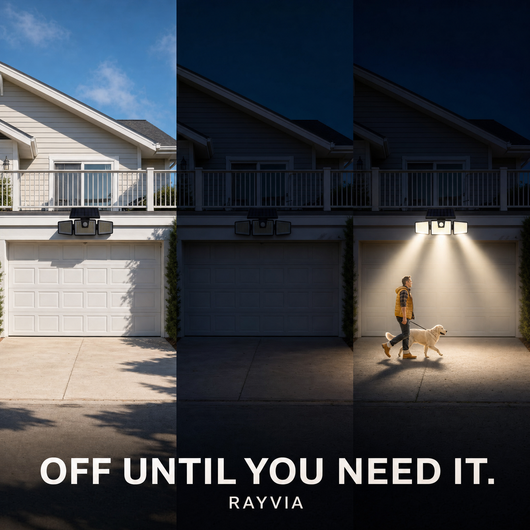 Rayvia - IP65 Solar Security Light